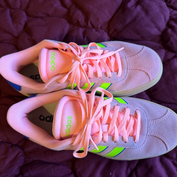 Adidas Pink Sneakers sz 7 - Picture 2 of 6